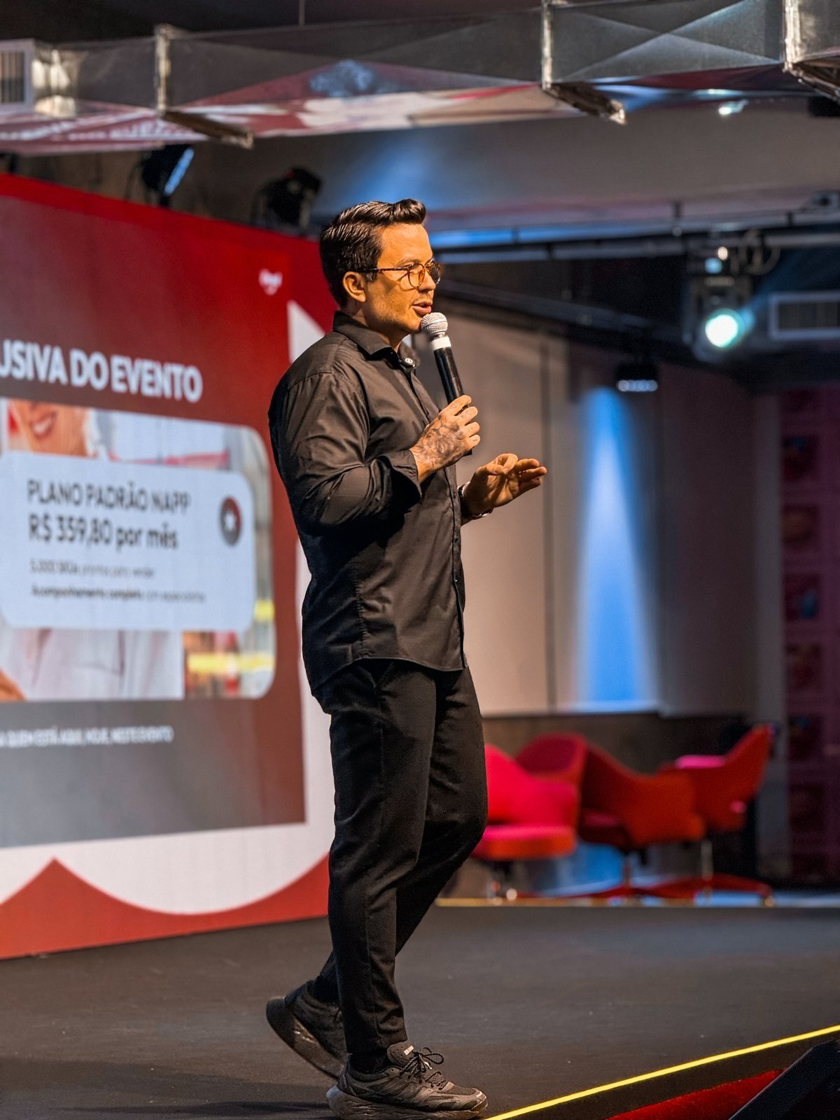 Bastidor da palestra NAPP no evento iFood